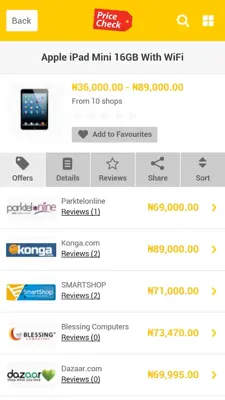 PriceCheck Nigeria android App screenshot 0